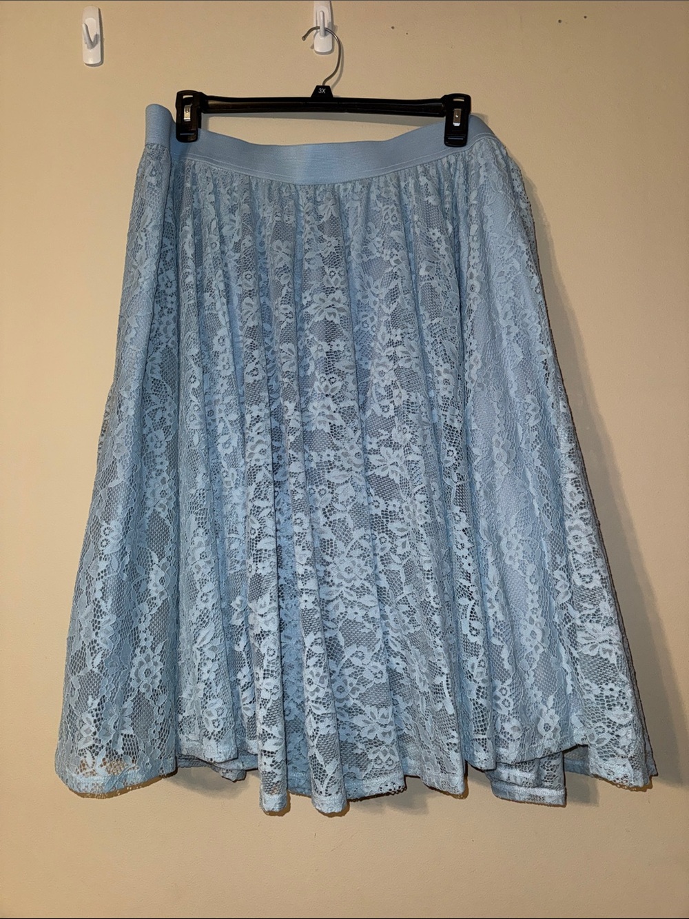 torrid Powder Blue Lace Circle Skirt